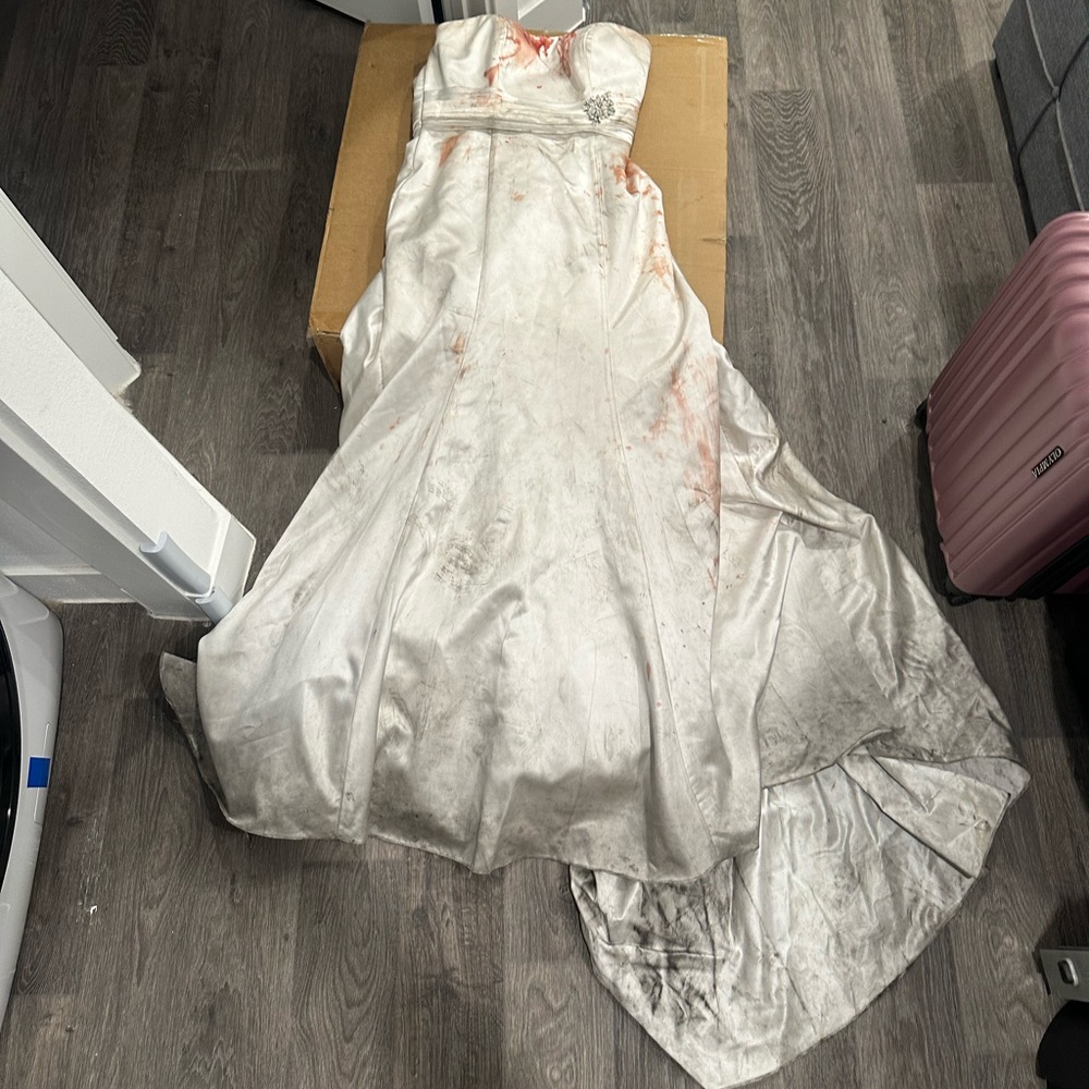 Halloween Zombie/Haunted Bride Wedding Dress Costume